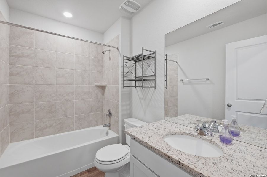 Furnished interior view inside a new home in Preserve at Medina, Von Ormy (Image 13).