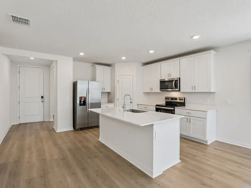 Furnished interior view inside a new home in The Meadow at Crossprairie, St. Cloud (Image 3).