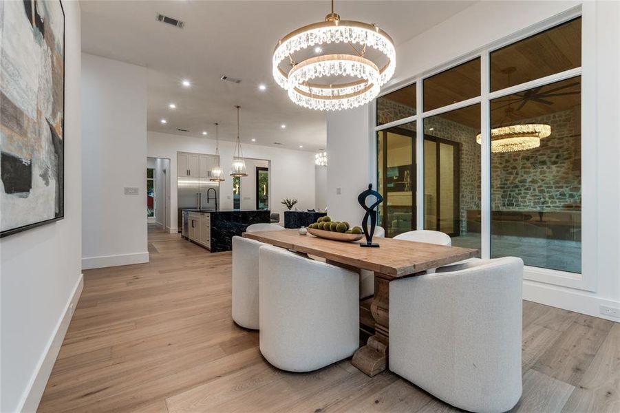 Furnished interior view inside a new home in , Dallas (Image 9). Furnished interior view inside a new home in , Dallas (Image 9).