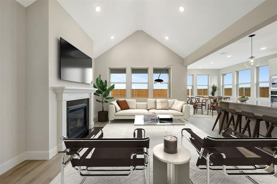 Furnished interior view inside a new home in Heritage Ranch, Sherman (Image 6).