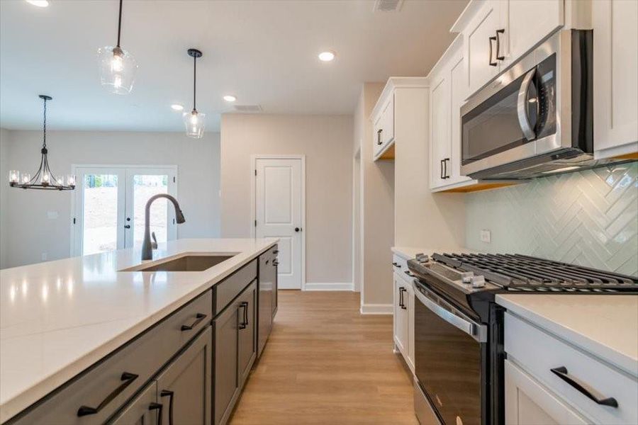 Furnished interior view inside a new home in Cherokee Township, Acworth (Image 15).