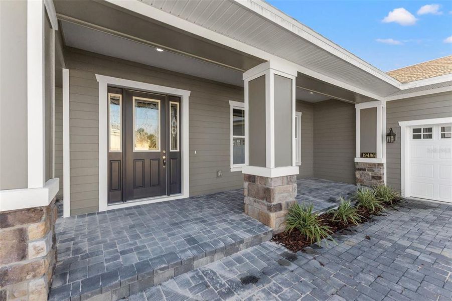 Exterior details and patio area of a home in Southern Hills Plantation, Brooksville (Image 4).