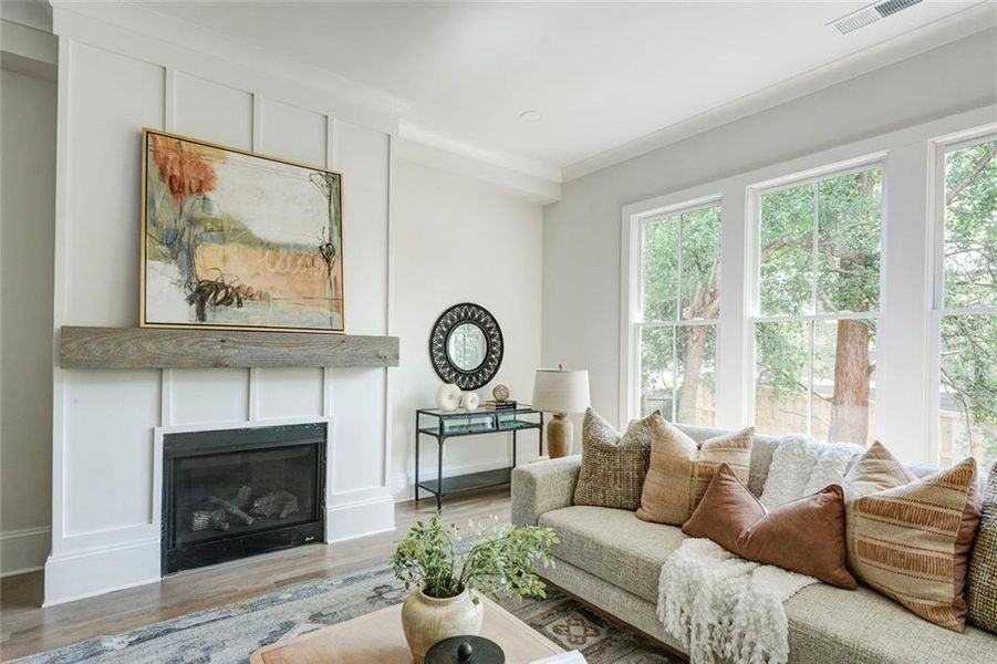 Furnished interior view inside a new home in , Atlanta (Image 13).