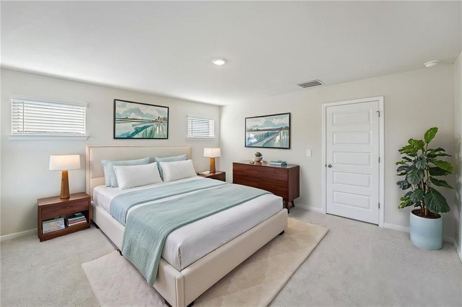 Furnished interior view inside a new home in Hemingway - Reserve Series, Cumming (Image 39).