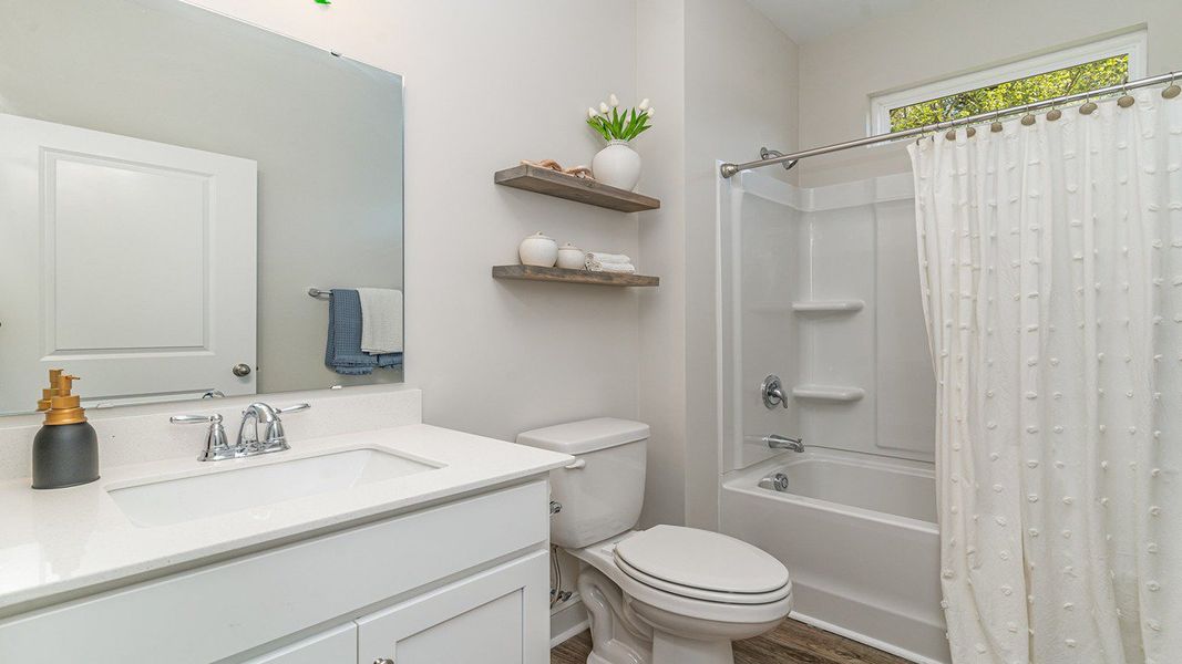 Furnished interior view inside a new home in The Bluffs at Mill Creek, Florence (Image 10).