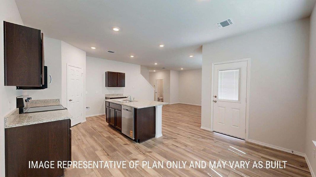 Representative furnished interior of a home built from the Emma by D.R. Horton in Turnbo Ranch, Killeen (Image 11).