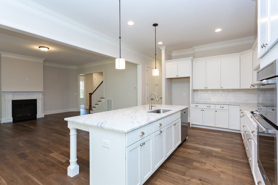 Representative furnished interior of a home built from the Charleston by Caruso Homes in Sauls Landing, Zebulon (Image 7).