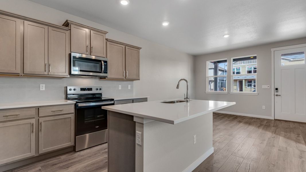 Furnished interior view inside a new home in Horizon Uptown, Aurora (Image 5).