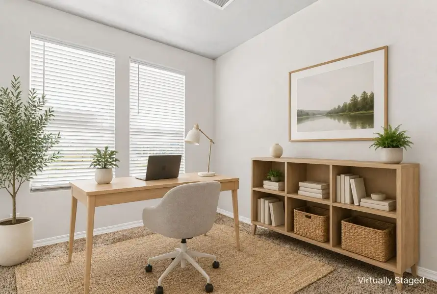 Furnished interior view inside a new home in Desert Breeze, Horizon City (Image 17).