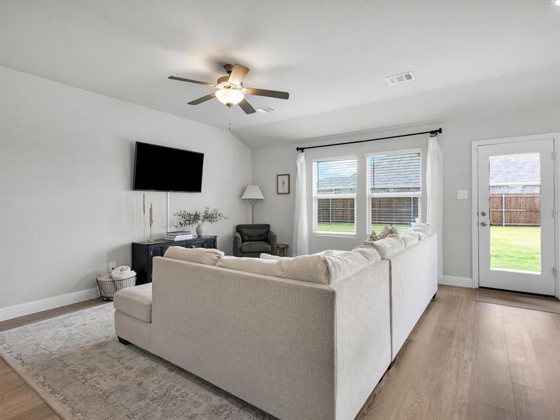 Furnished interior view inside a new home in Tesoro at Chisholm Trail Ranch, Crowley (Image 10).