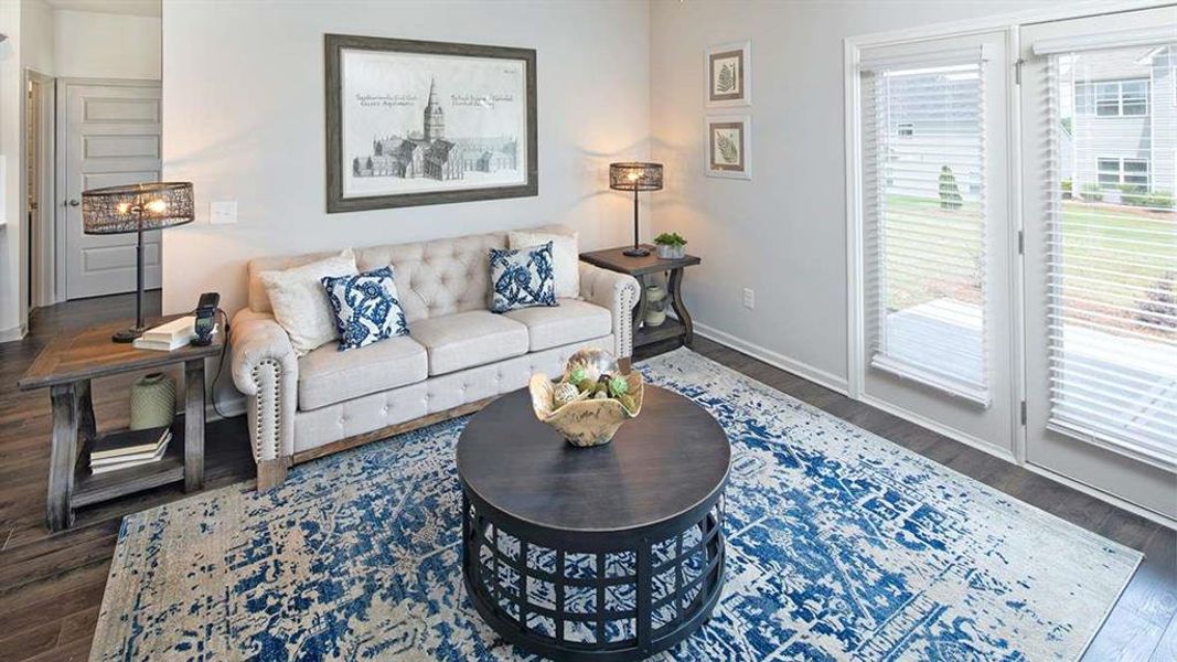 Furnished interior view inside a new home in Shoal Creek, Hampton (Image 17).