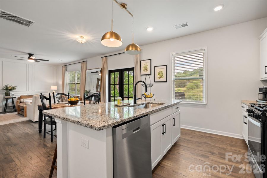 Furnished interior view inside a new home in Valleywood Farms, Waynesville (Image 18).