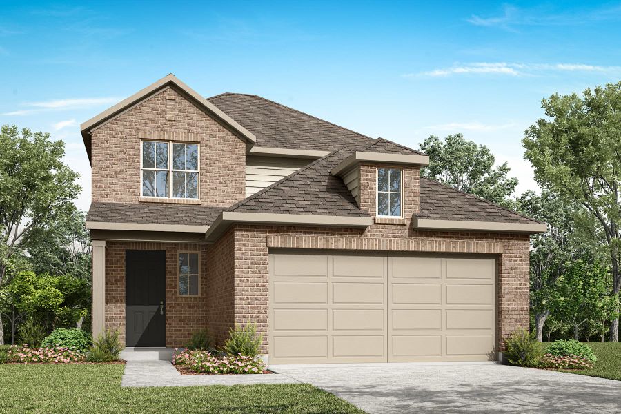 Representative exterior photo of a completed home built from the Avery by Tri Pointe Homes in The Meadows, Denton, TX (Image 23).