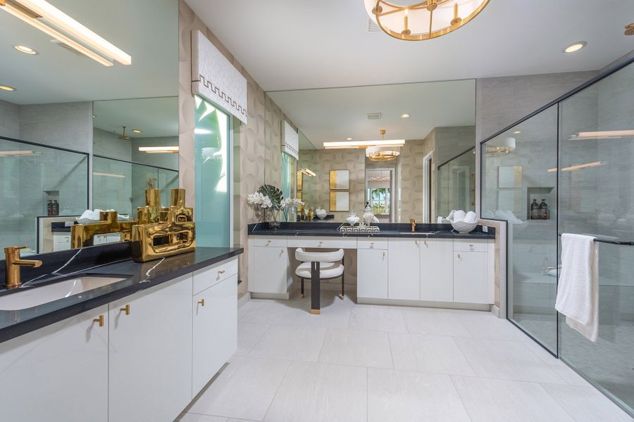 Representative furnished interior of a home built from the Vienna by GL Homes in Valencia Grand (55+), Boynton Beach (Image 8).