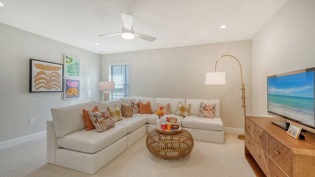 Representative furnished interior of a home built from the Festival by Neal Communities in Grand Park, Sarasota (Image 15).