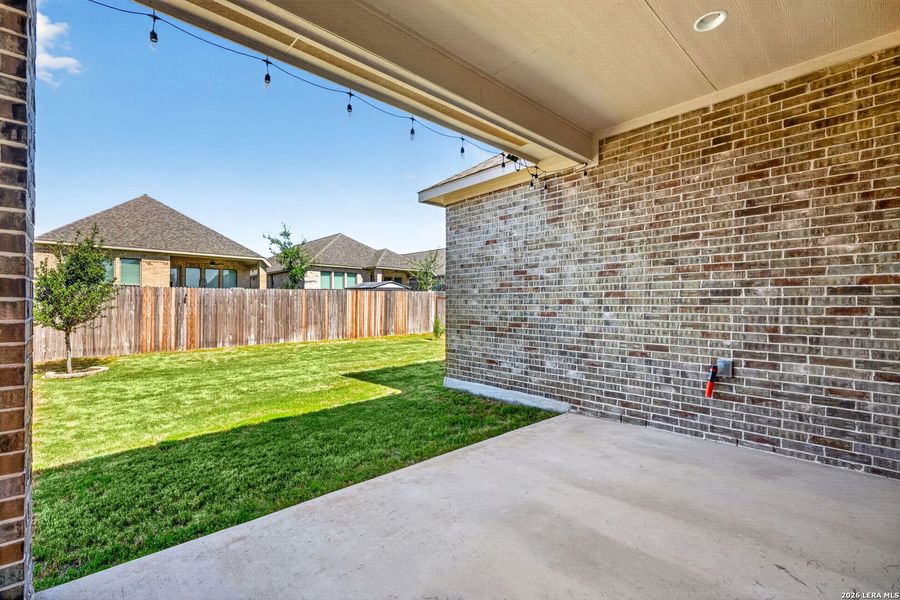 Exterior details and patio area of a home in Kallison Ranch, San Antonio (Image 24). Exterior details and patio area of a home in Kallison Ranch, San Antonio (Image 24).
