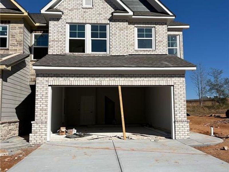 In-progress construction of a new home in Lake Shore, Winder, GA (Image 5).
