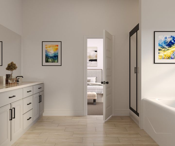 Representative furnished interior of a home built from the Sabino by Beazer Homes in Montana Vista: Highland, Buckeye (Image 5).