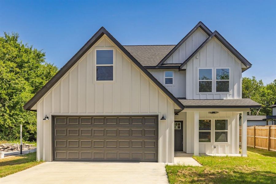 Front exterior of a new home in , Cooper, TX, highlighting curb appeal (Image 2). Front exterior of a new home in , Cooper, TX, highlighting curb appeal (Image 2).