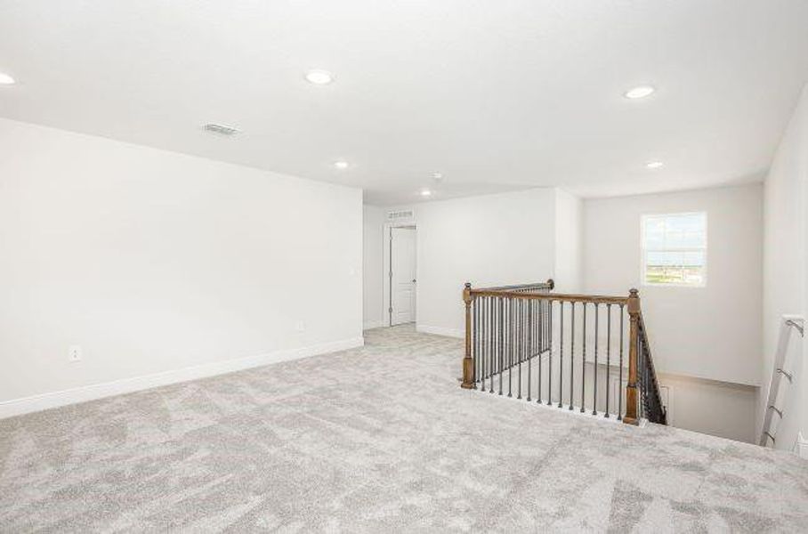 Model home - actual features may vary.