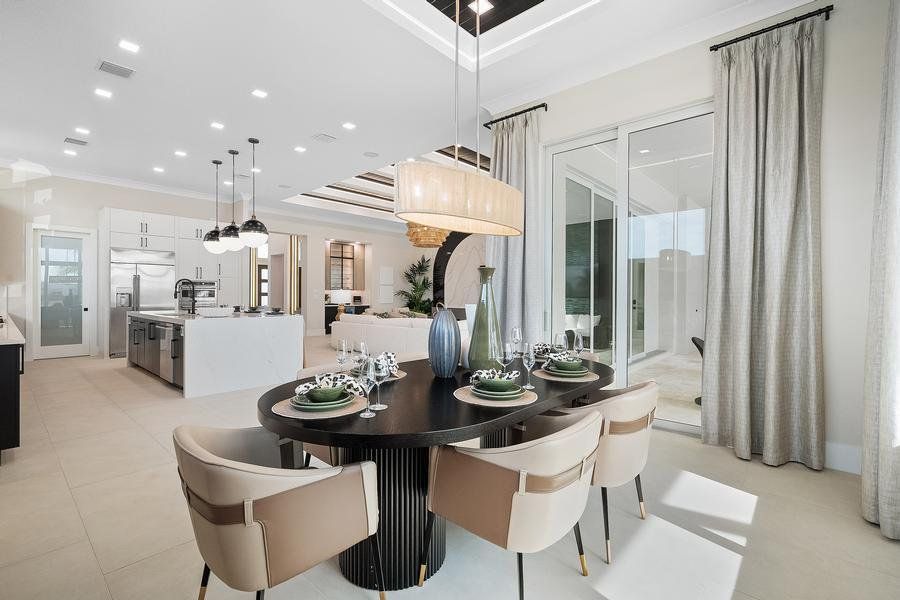 Representative furnished interior of a home built from the Riviera by GHO Homes in The Reserve at Grand Harbor, Vero Beach (Image 49).
