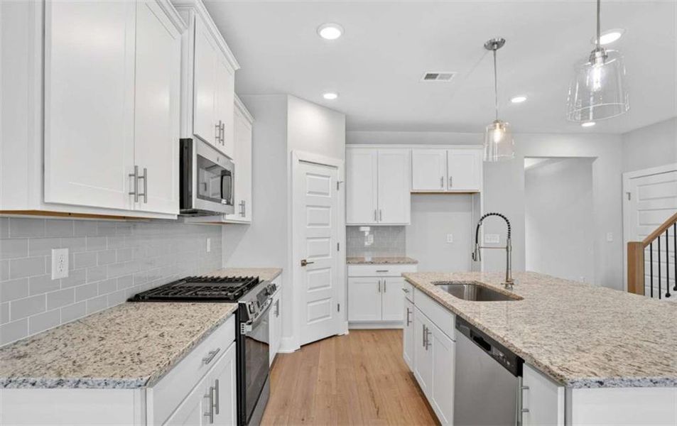 Furnished interior view inside a new home in , Stockbridge (Image 7).