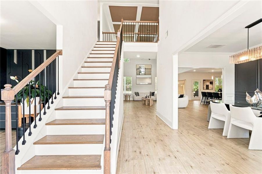 Furnished interior view inside a new home in , Conyers (Image 30).