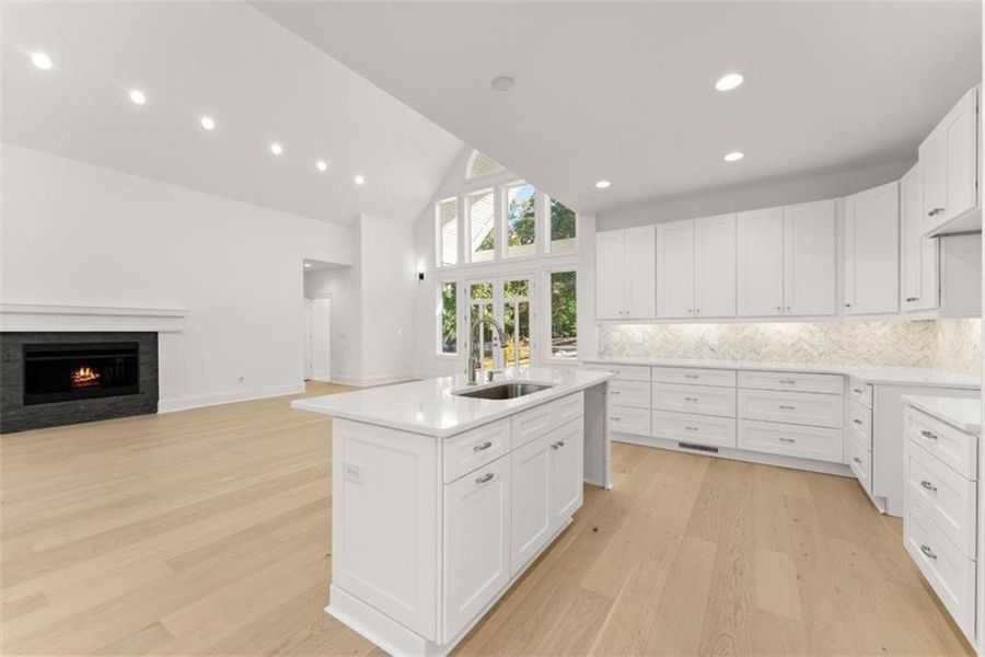 Furnished interior view inside a new home in , Cleveland (Image 9).