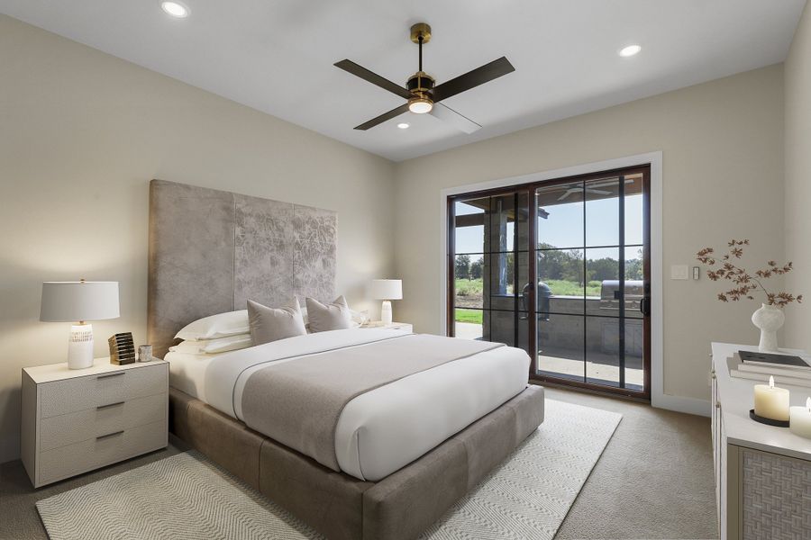 Furnished interior view inside a new home in Ranger Ridge, Strawn (Image 11).