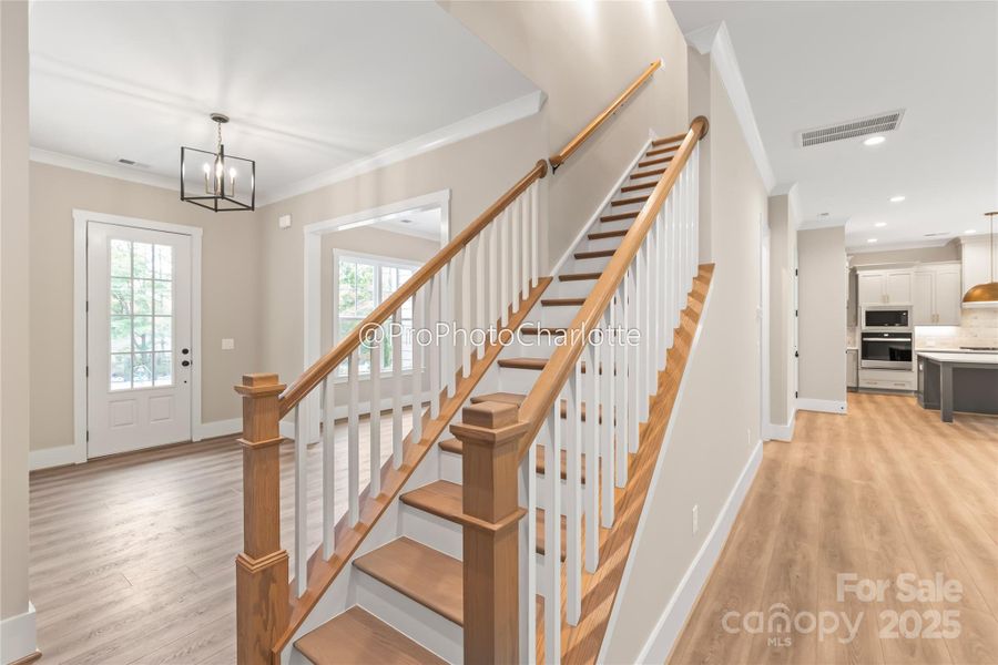 Furnished interior view inside a new home in , Mooresville (Image 10).