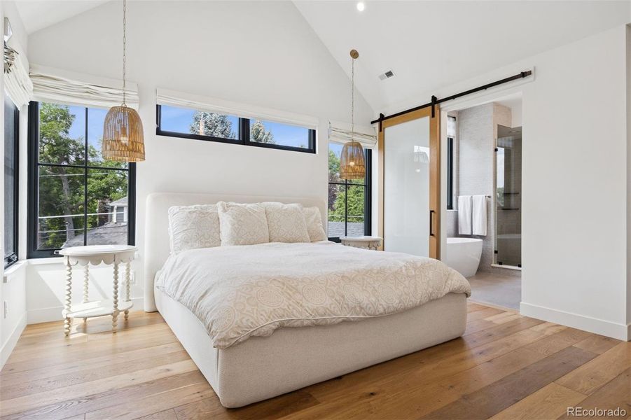 Furnished interior view inside a new home in , Denver (Image 24).