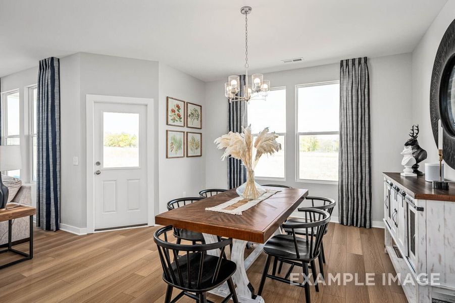 Representative furnished interior of a home built from the The Franklin C by Davidson Homes LLC in Calista Farms, White House (Image 16). Representative furnished interior of a home built from the The Franklin C by Davidson Homes LLC in Calista Farms, White House (Image 16).