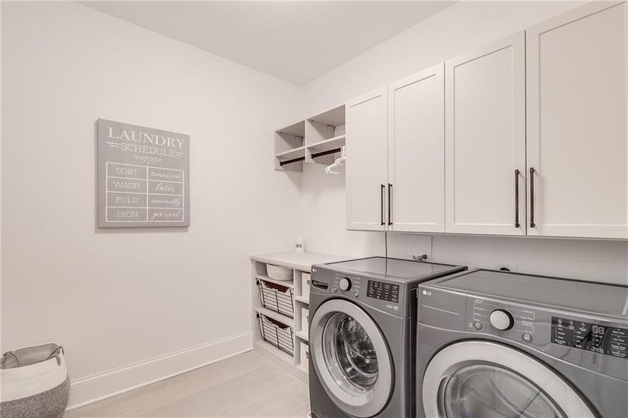 Furnished interior view inside a new home in , Hoschton (Image 37).