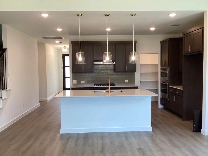Kitchen Construction Progress featuring the Laguna Collection