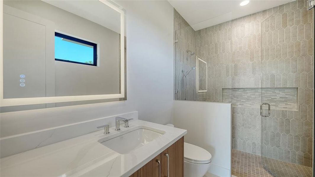 Furnished interior view inside a new home in , Sarasota (Image 42).