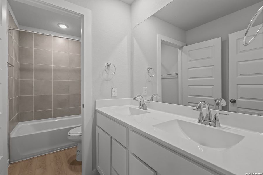 Furnished interior view inside a new home in Millican Grove, San Antonio (Image 10).