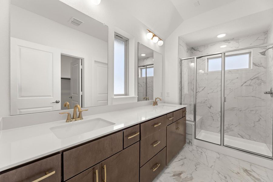 Furnished interior view inside a new home in Union Park, Little Elm (Image 10).