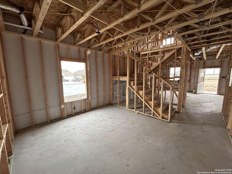 In-progress construction of a new home in Enclave at Hennersby Hollow 50's, San Antonio, TX (Image 16). In-progress construction of a new home in Enclave at Hennersby Hollow 50's, San Antonio, TX (Image 16).