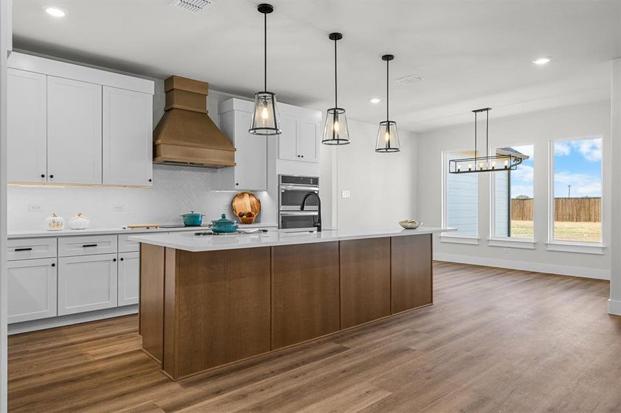 Furnished interior view inside a new home in Green Prairie Estates, Dish (Image 10). Furnished interior view inside a new home in Green Prairie Estates, Dish (Image 10).