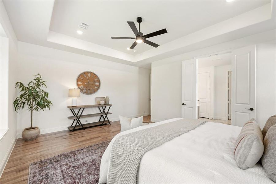 Furnished interior view inside a new home in Mockingbird Heights, Midlothian (Image 33).