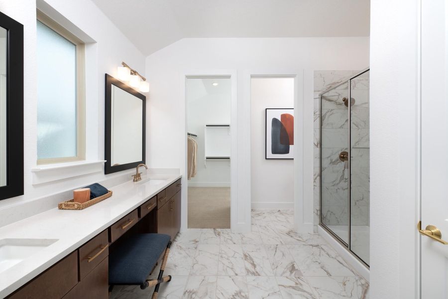 Representative furnished interior of a home built from the Mila by Tri Pointe Homes in Discovery Collection at The Meadows, Krum (Image 10).