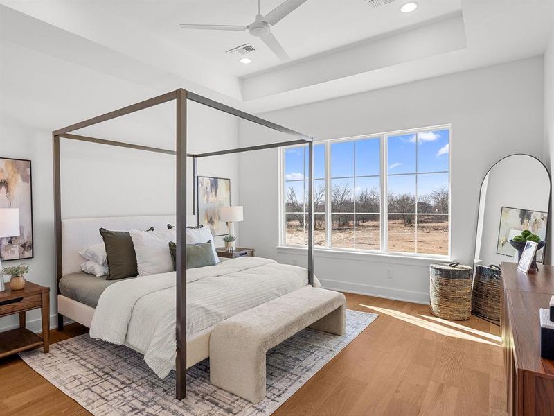 Furnished interior view inside a new home in , Gunter (Image 28).