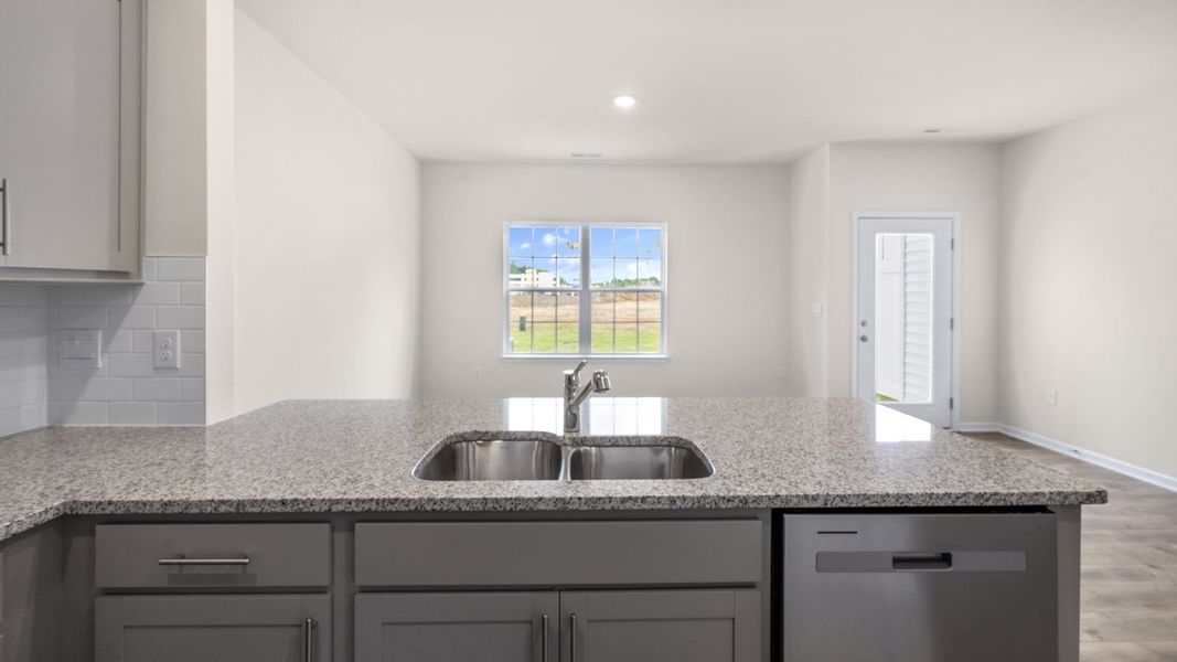 Furnished interior view inside a new home in Clock Road Townhomes, New Bern (Image 11).
