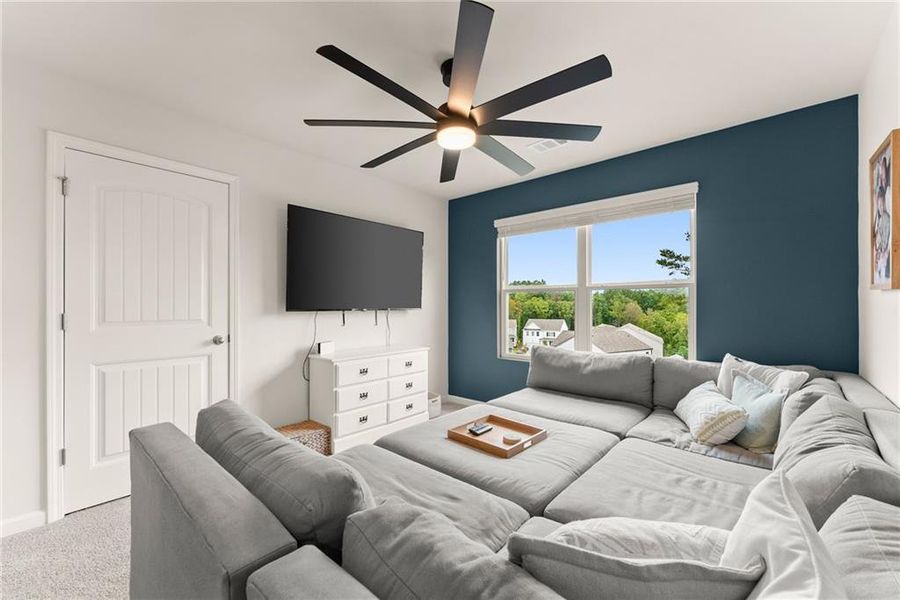 Furnished interior view inside a new home in , Dawsonville (Image 36).