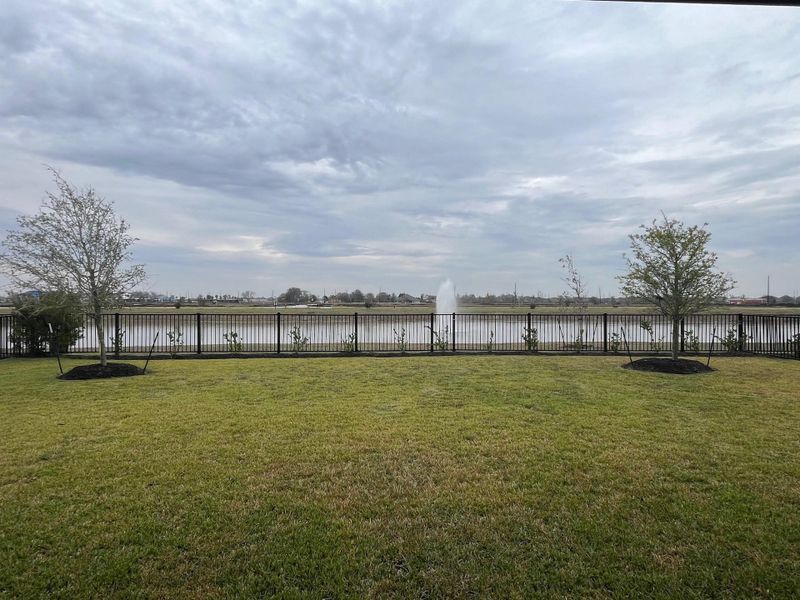 You will love your lake front view from your back patio. You will love your lake front view from your back patio.