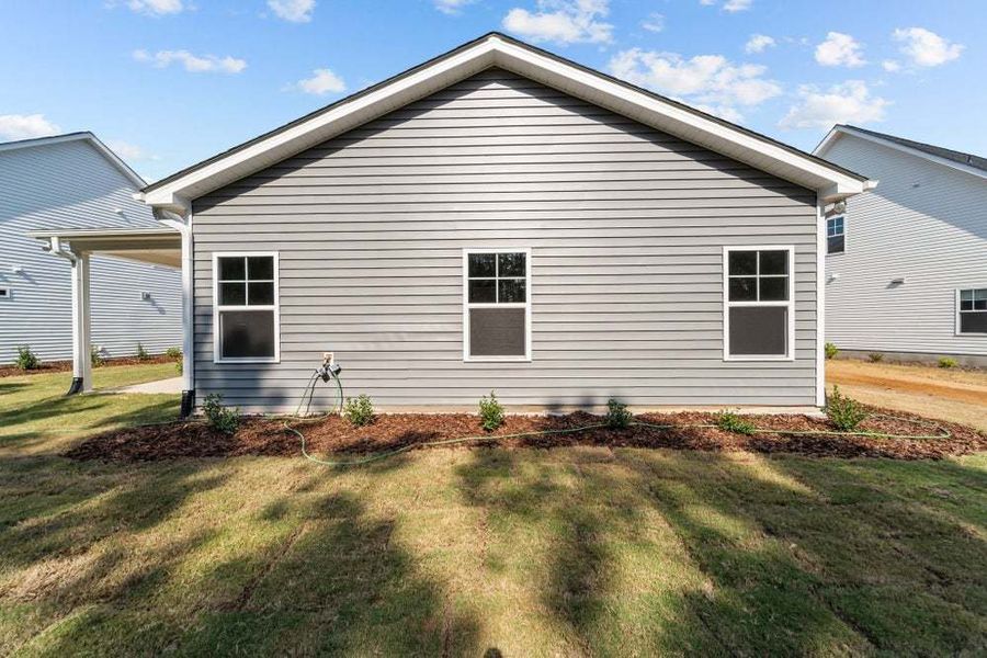 Representative exterior details of a home built from the Weymouth by Caviness & Cates Communities in Bartlett Manor, Youngsville (Image 15).