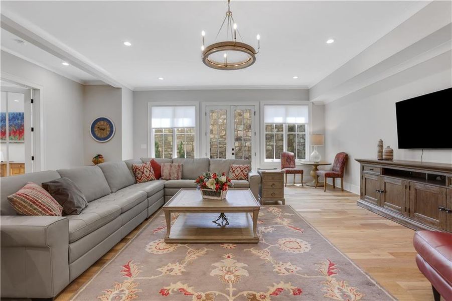 Furnished interior view inside a new home in , Dahlonega (Image 39).