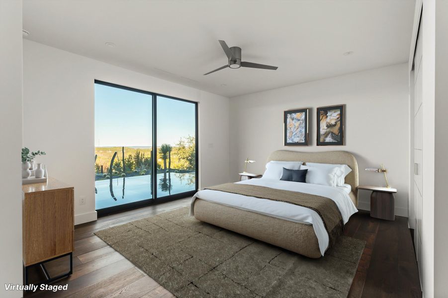 Furnished interior view inside a new home in , Spicewood (Image 33).