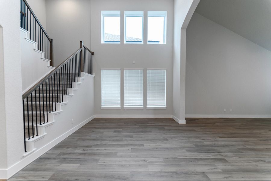 Spacious, unfurnished interior of a new home in The Woodlands at Medina Hills, Mico (Image 13).