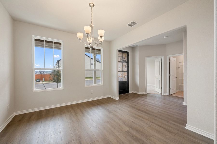 Spacious, unfurnished interior of a new home in The Cottages at Lariat, Liberty Hill (Image 24).